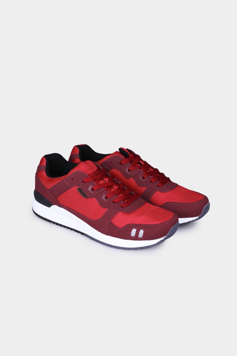 3 second Sepatu Sneaker Fashion Pria Men Shoes Red