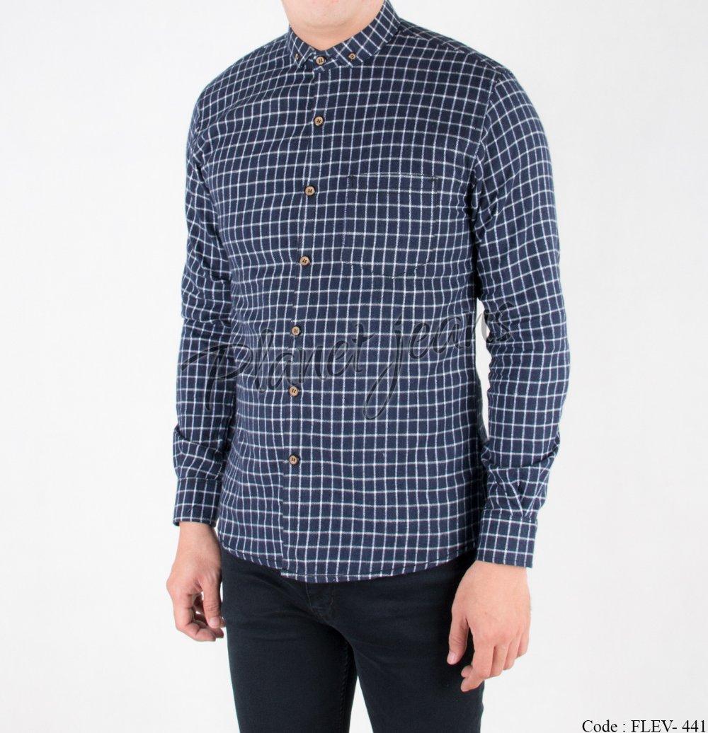 kemeja flanel pria slimfit lengan panjang dan kemeja motif kotak bahan flannel slim fit cowok flev-441 di lapak Planet Jeans planetjeans