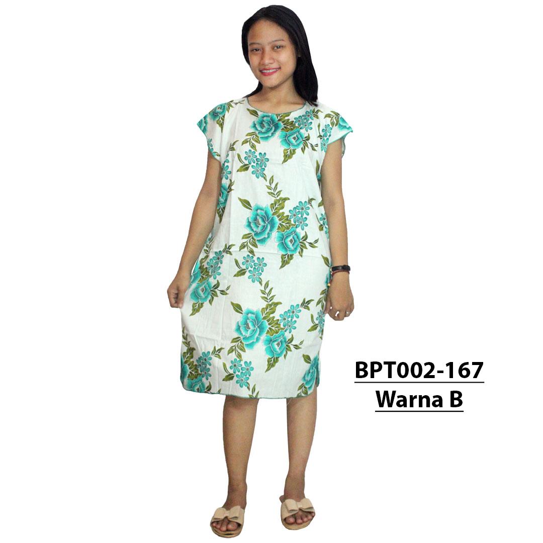 Midi, Daster Midi, Dress Santai, Baju Tidur, Piyama, Atasan Batik (BPT002-167) Batik Alhadi