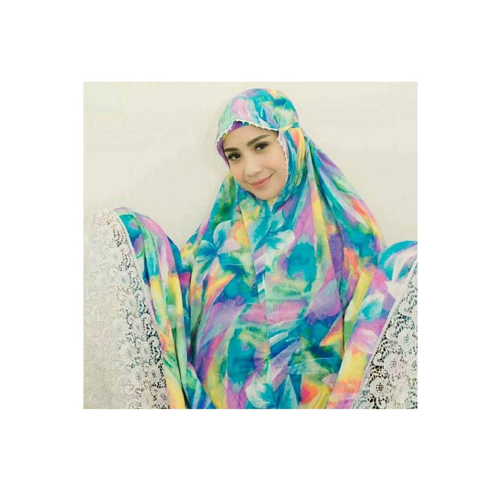 Nagita slavina Mukena Premium - Cotton Candy