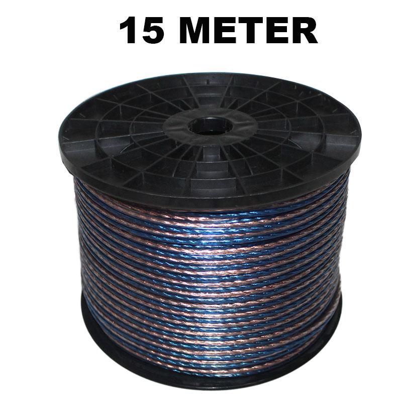 EELIC KAL-I2X50 -15M KABEL LISTRIK AUDIO SERABUT TRANSPARANT 2X50 SAMA DENGAN 2X1.5 MM2 PANJANG 15 METER