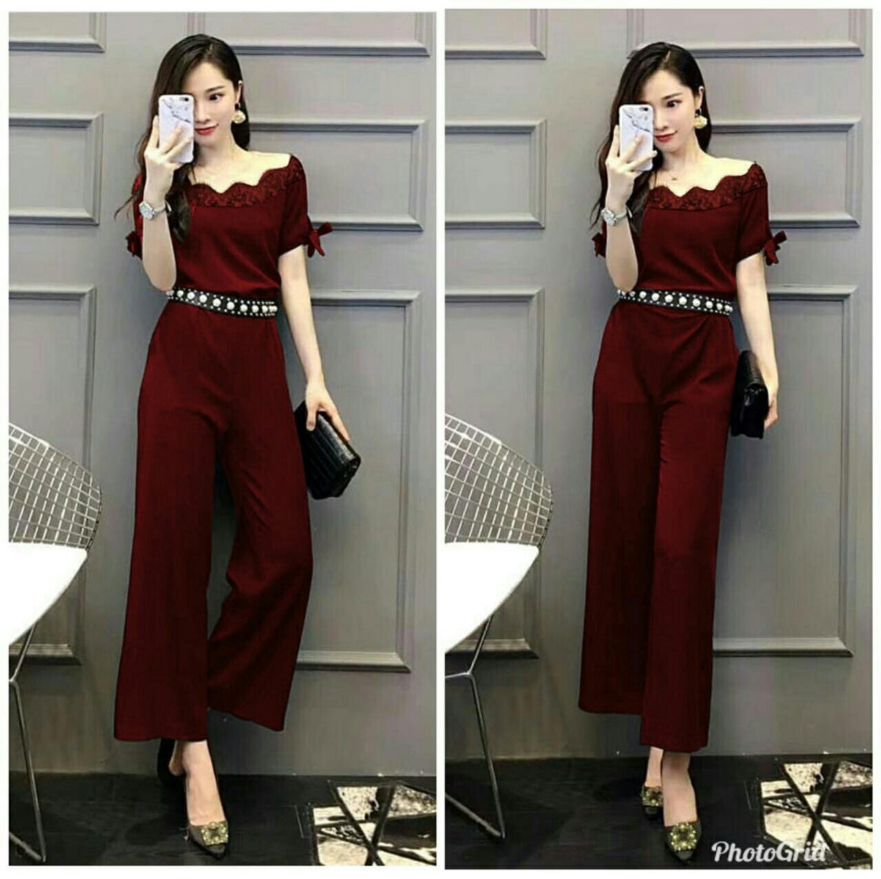 Popdesign Jumpsuit Seska / Jumpsuit Wanita Terbaru / Setelan Kodok Playsuit Wanita