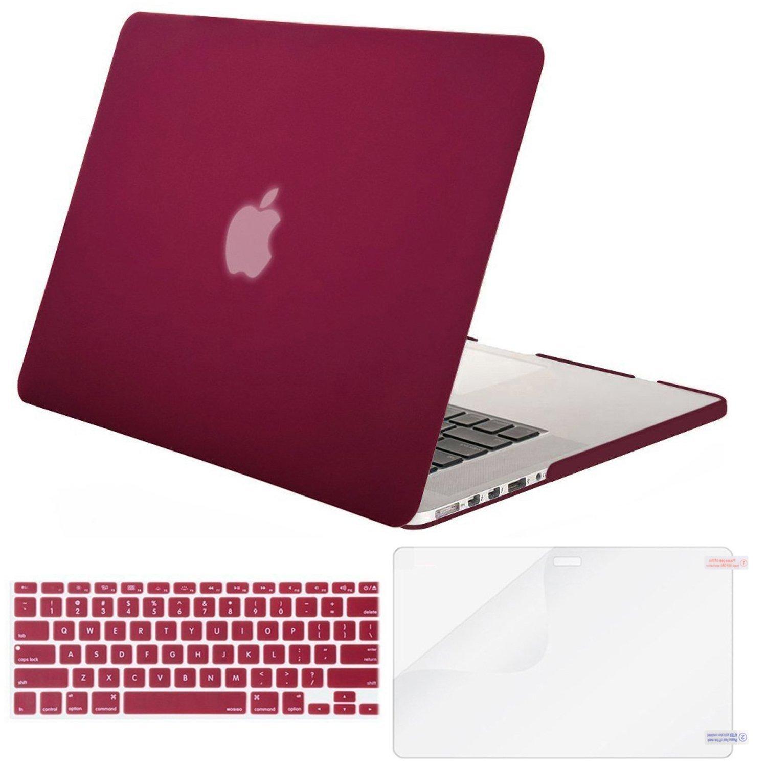 Macbook 12 Case Transparan Plastik Keras Beku Sarung Pelindung Bundle untuk Apple Macbook 12 Inch A1534 Berisi Penutup Papan Ketik dan Pelindung Layar