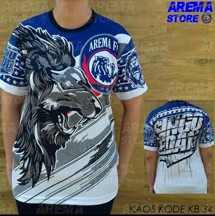 Baju kaos jersey suporter Arema Aremania baru murah bahan drifit