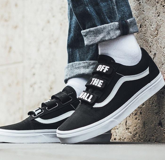 TERLARIS Vans Off The Wall x Skool V Black White Premium Original / sneakers PROMO