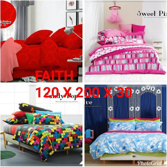 SPREI HOTEL PUTIH / WARNA 120 X 200 X 30 BAHAN MICROTENCEL (KATUN JPN) - JDOAIHTG