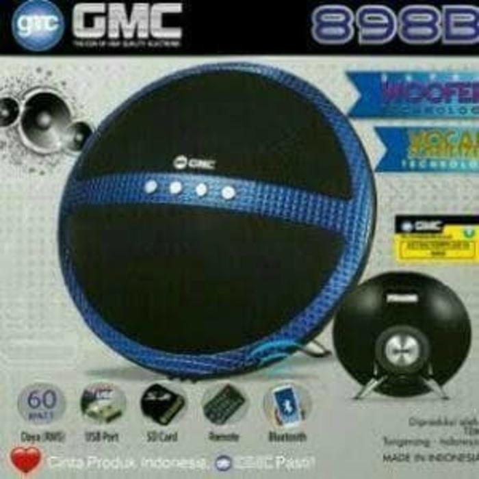GMC 898B Speaker Aktif Bluetooth - 60 Watt RMS Super Woofer Technology