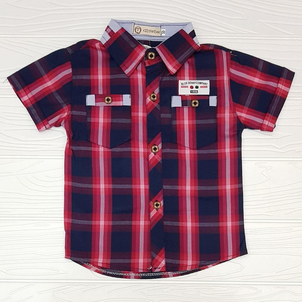 Miko Kemeja Hem Baju Atasan Anak Laki-Laki Keren Exclusive BLUE DENAY