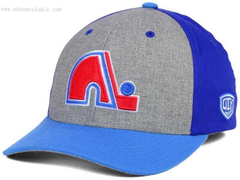 ES646988 RoyalBlue / Black Quebec Nordiques Hoki Waktu Tua