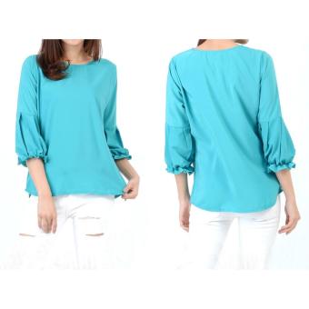 Bandingkan Toko Grateful Fashion Blouse Dheana - Tosca - Best Seller sale - Hanya Rp67.550