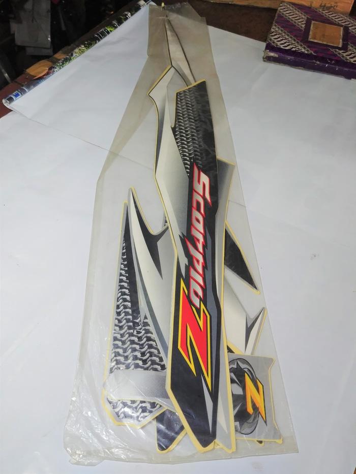 Stiker Body & Lis Bodi & Striping Scorpio Z 2007 Silver