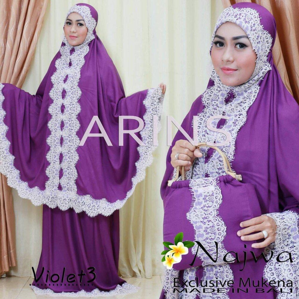 Mukena Najwa Bordir Renda Bahan Adem ungutua di lapak Grosir mukena grosirmukena880