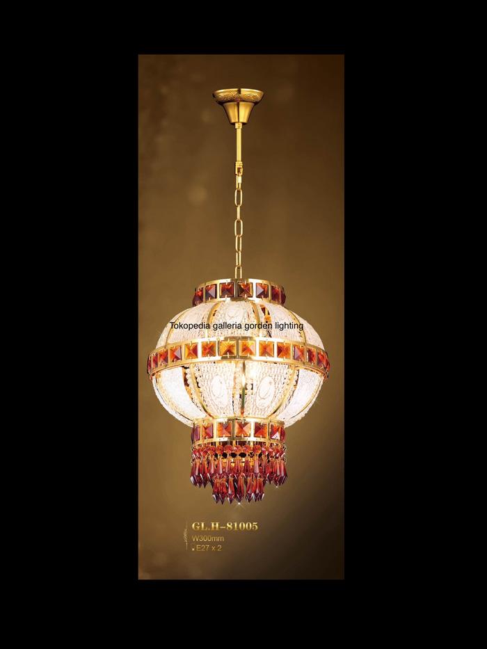 Promo lampu hias gantung kristal dekorasi ruang tamu 81005/300 Termurah
