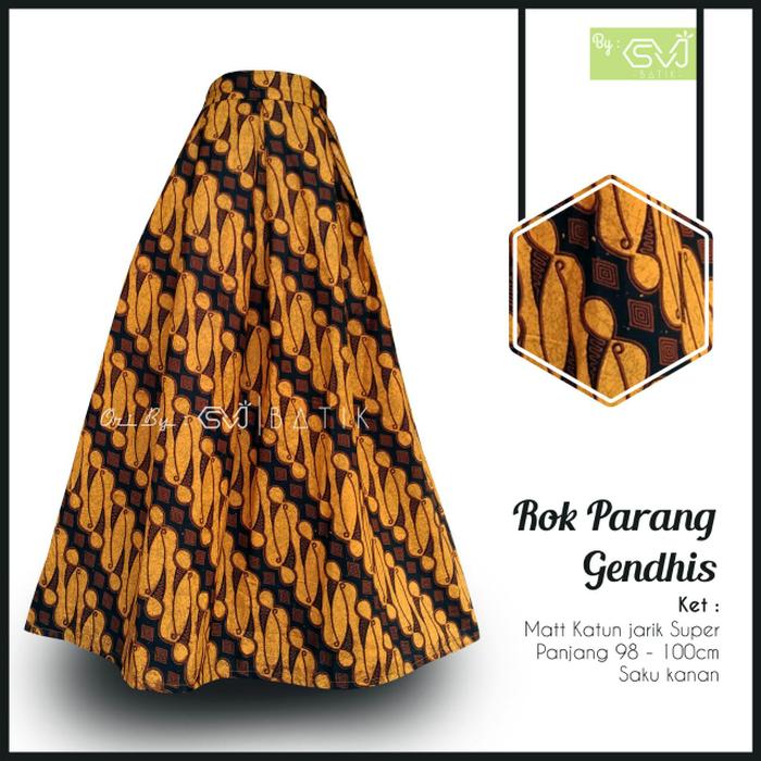 Rok Batik Solo. Rok Batik Parang Gendhis
