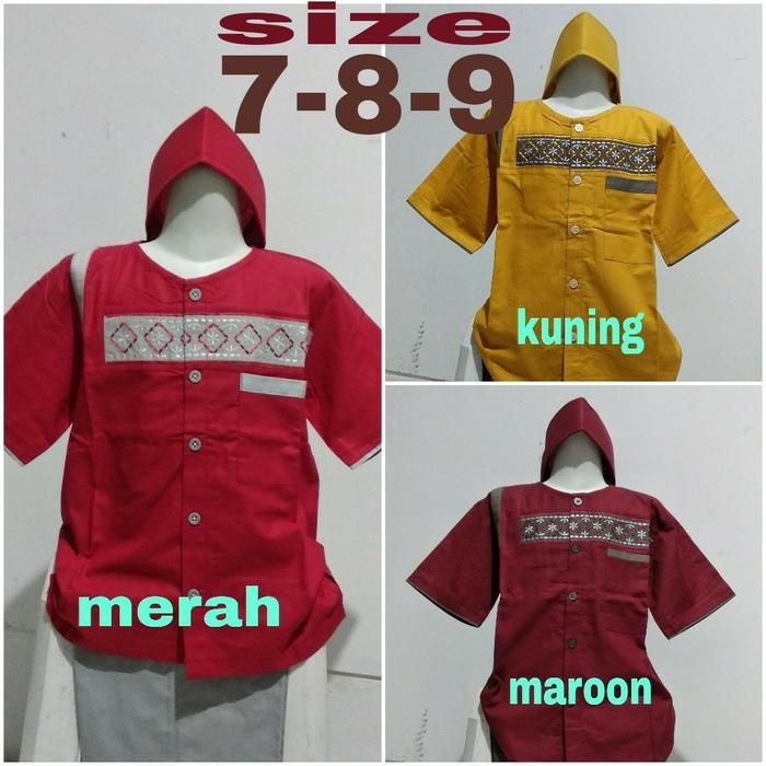 Setelan baju muslim anak laki/setelan koko anak Setelan baju muslim anak laki/setelan koko anak