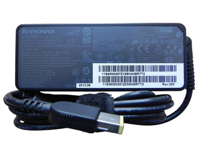 Terbaru!! Adaptor/Charger Laptop Lenovo 20V - 3.25A (Plug Usb/Square Mouth) Ori - ready stock