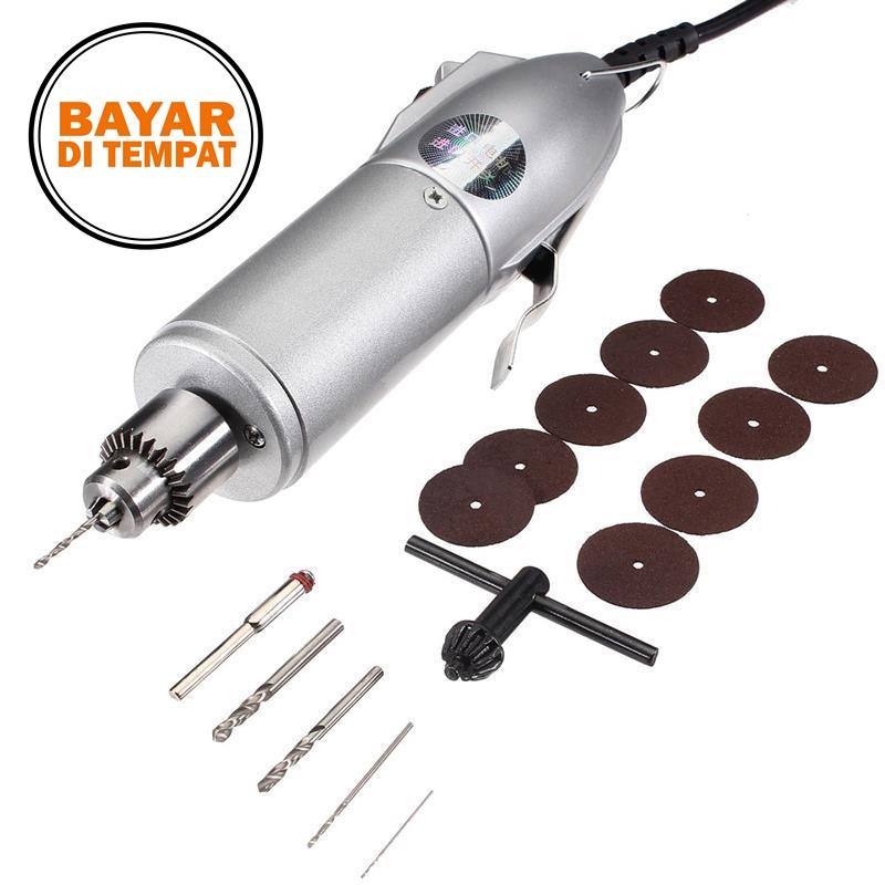Rimas Bor Listrik Adjustable Speed Micro Drill 14500RPM - S030-36V - Silver / Perak Pembuat Lubang Perkakas Berkualitas Rimas Bor Listrik Adjustable Speed Micro Drill 14500RPM - S030-36V - Silver / Perak Pembuat Lubang Perkakas Berkualitas