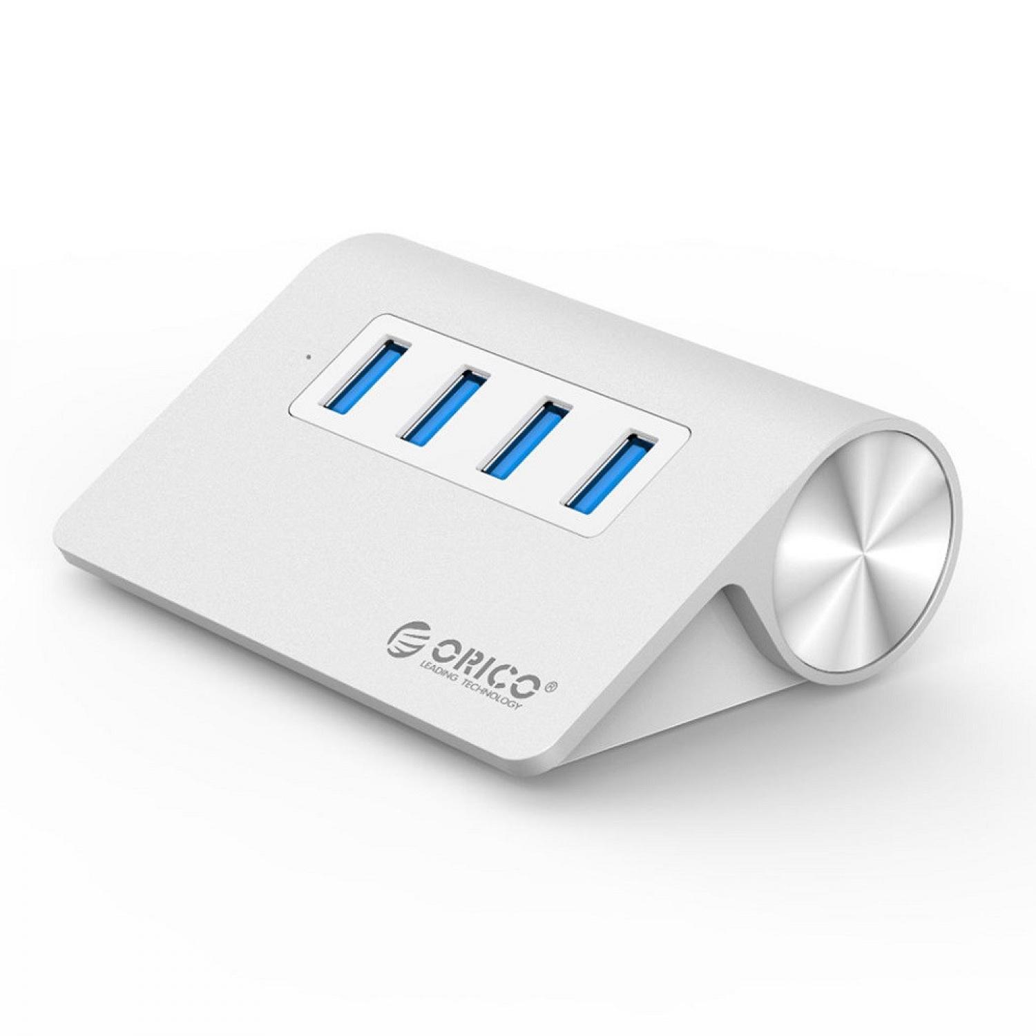 Orico Aluminium USB 3.0 High Speed HUB 4 Port - M3H4-V1 / Colokan USB Murah Terbaru / Hub USB Murah