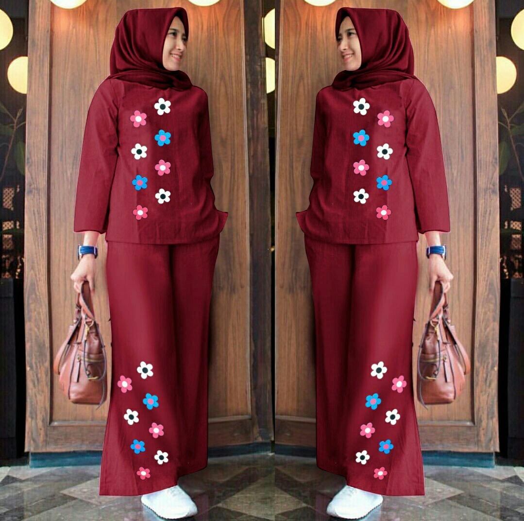 Elia Baju muslim /Gamis pesta/ Baju gamis/Gamis wanita/ Baju muslim wanita terbaru promo