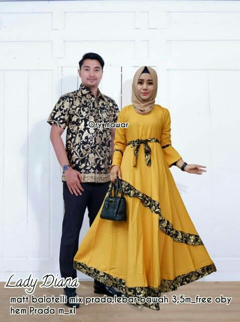 Batik Couple / Baju Muslim Wanita Terbaru 2018 / Hem Batik Pria / Couple Batik / Baju Batik Sarimbit / Baju Batik Modern / Batik Kondangan / Baju Batik / Gamis Muslim - Lady Diana
