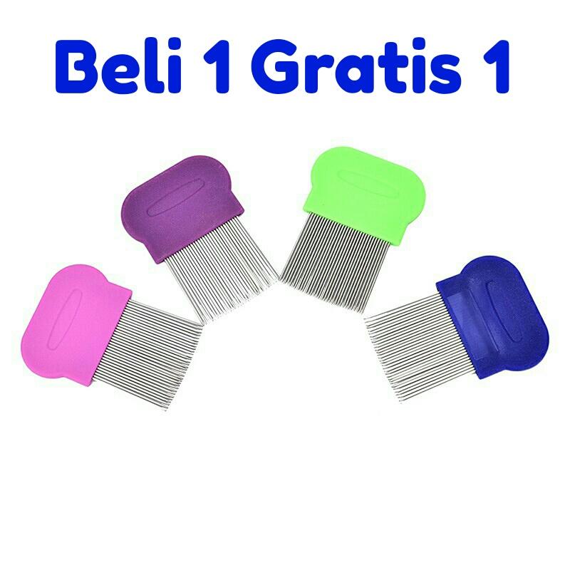 Beli 1 Gratis 1- Sisir Kutu Ajaib - Sisir Rambut - Sisir Ketombe - Lice Comb - Serit - Suri