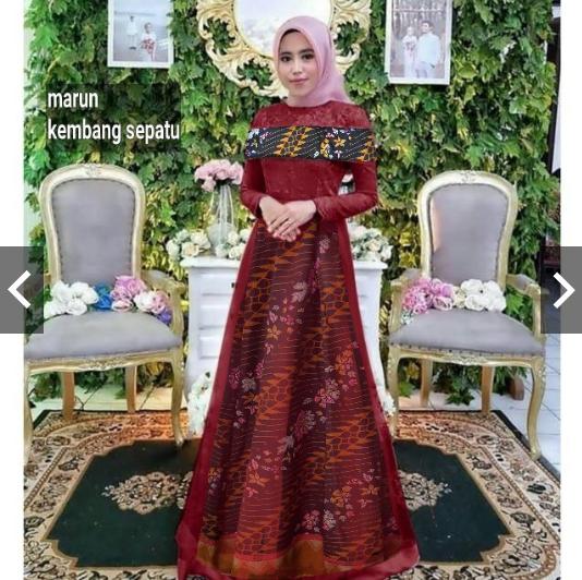 Ini Harga Dress Batik Elegan Kombinasi 2018 2019 Batik Indonesia