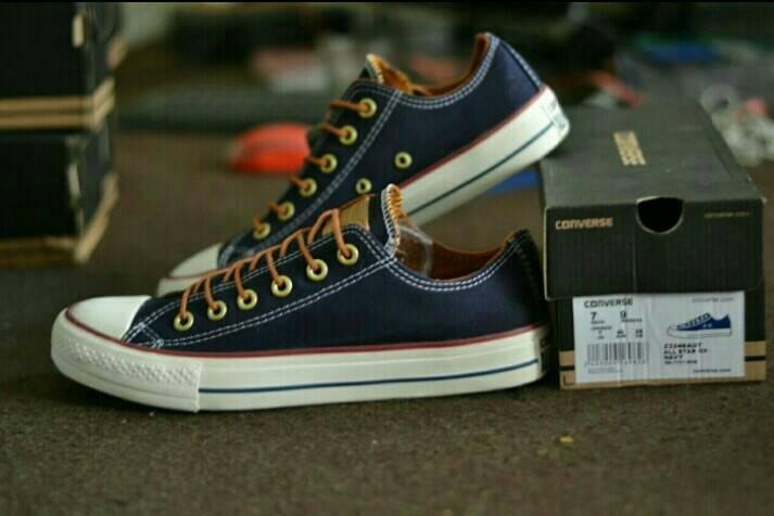 Sepatu casual converse all star cllasic tali tan ox-sepatu sekolah-sepatu sneakers