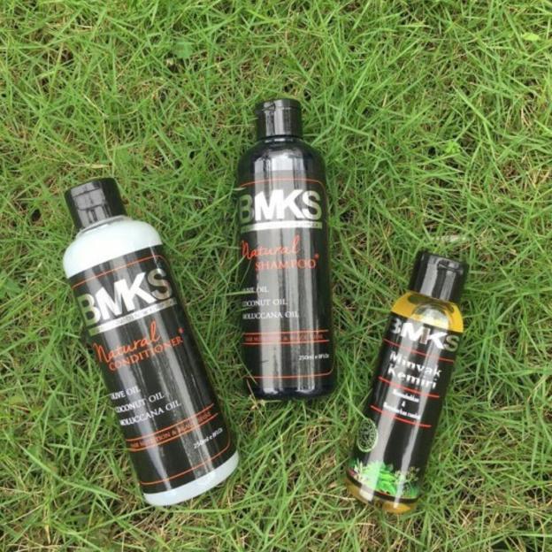 Paket Lengkap Minyak Kemiri, Shampo & Conditioner Kemiri BMKS (3 in 1) BPOM Original 100% - Paket Lengkap Penyubur Rambut & Pelebat Rambut / Obat Vitamin Rambut Rontok / Paket Penyubur Rambut Alami / Pemanjang Rambut Cepat / Paket Perawatan Rambut Rontok