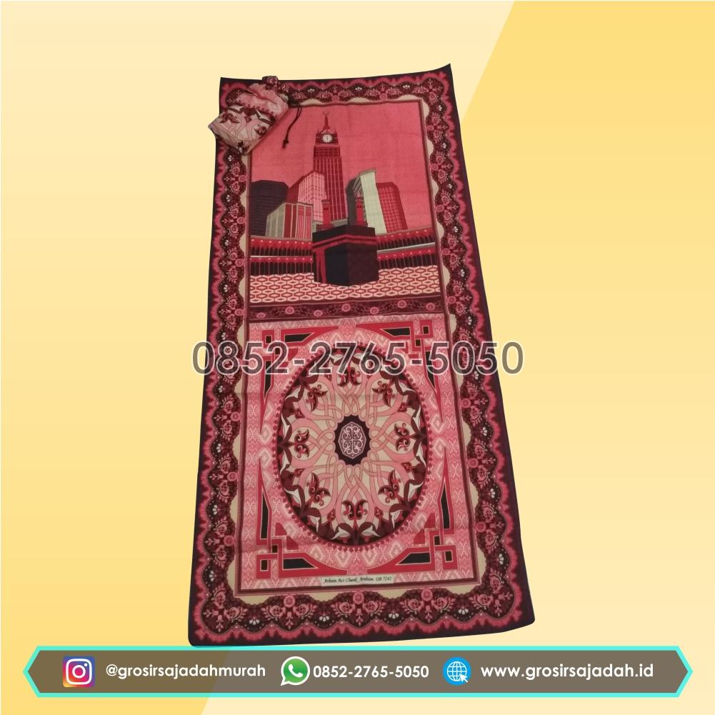 Jual Sajadah grosir murah sajadah anak seri marwah merah muda
