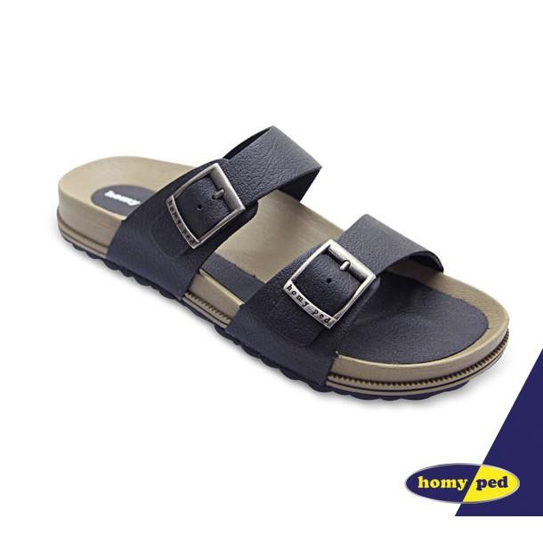 HOMYPED SANDAL PRIA NAVARA 801 LEATHER BLACK 39