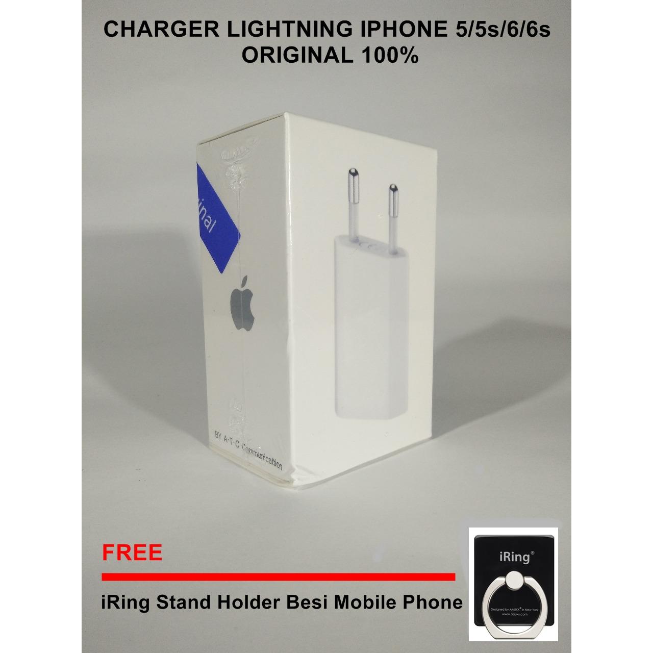 Gold Store Charger + Kabel iPhone 5 / 5s / 6 / 6+ ORIGINAL LIGHTNING