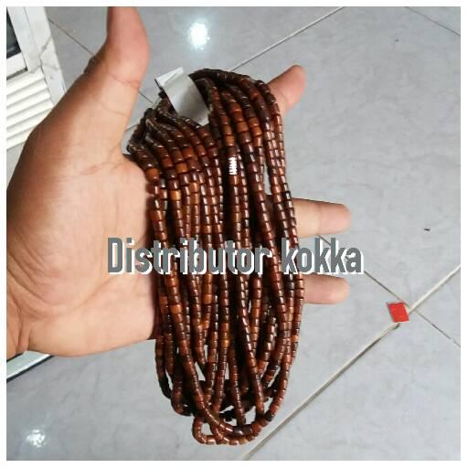 NEW PROMO Perhiasan Aksesoris partai grosir per 10 pcs kalung kokka kaukah model mardjan coklat Murah