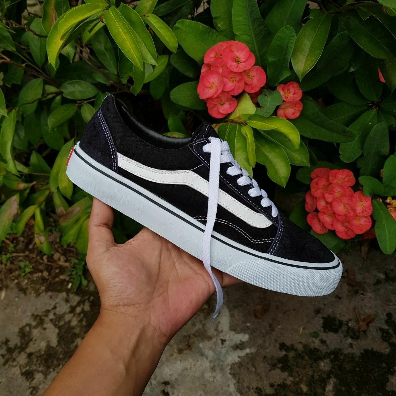 Promo Sepatu Vans Old Skool Black White