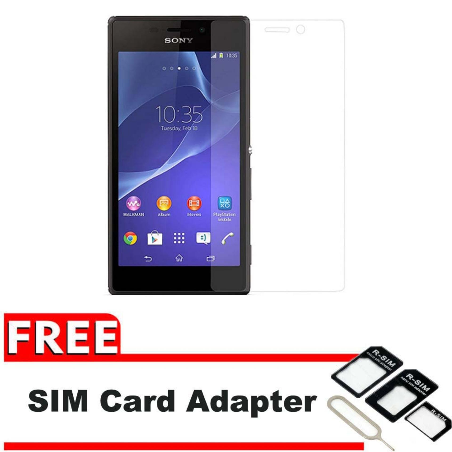 List Harga Gambar Dan Hp Sony Xperia M2 Aqua Termurah Oktober 2018 Vn Sony Experia Xperia M2 4 8″ Aqua Tempered Glass 9H Screen Protector 0 32mm Gratis Free Adapter OTG – Bening Transparan
