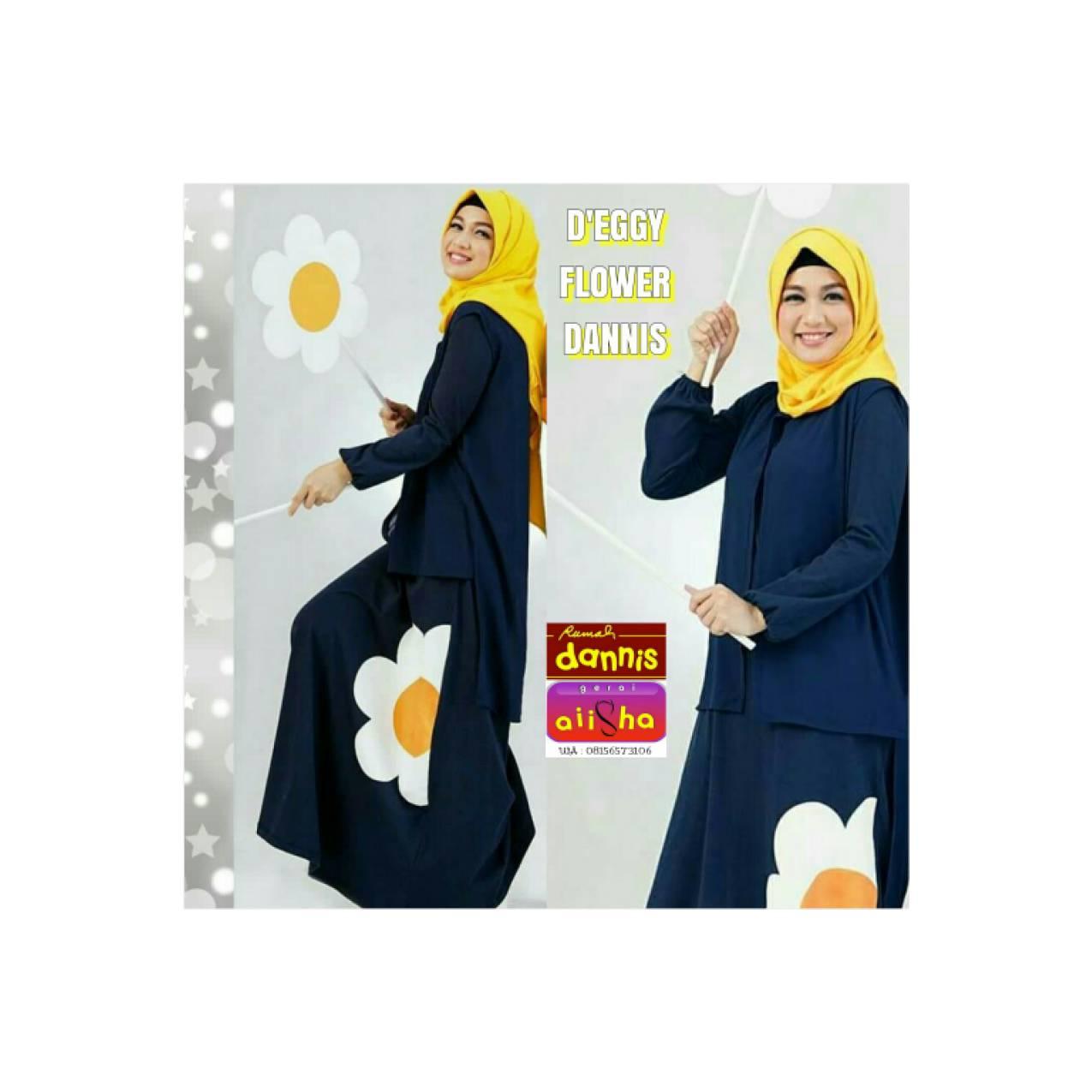 Abaya D'Eggy Flower Dannis