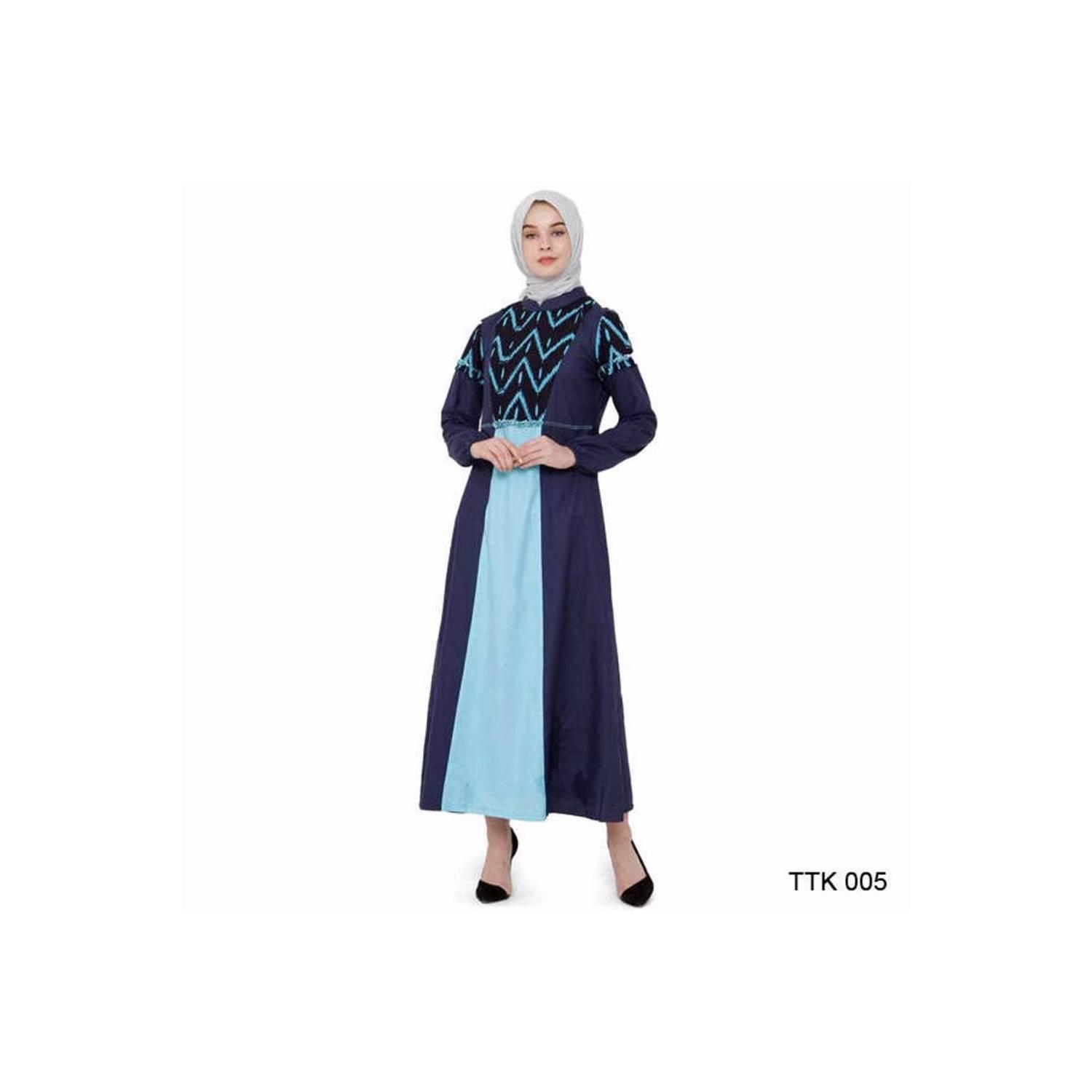 baru Busana gamis wanita Cocok Untuk lebaran