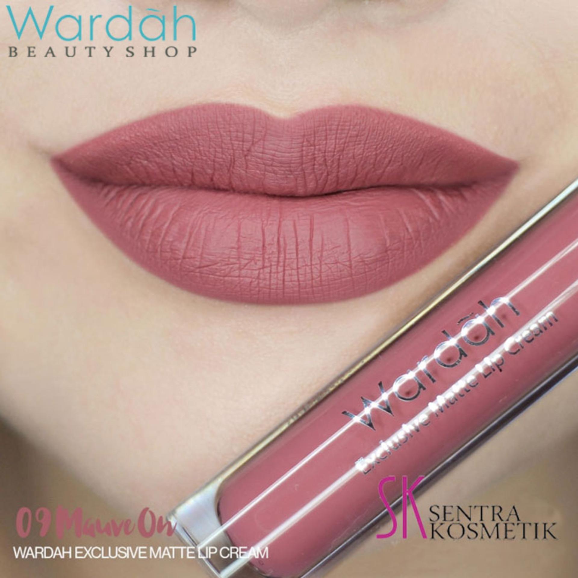 Wardah Exclusive Matte LIP CREAM 09 - mauve on