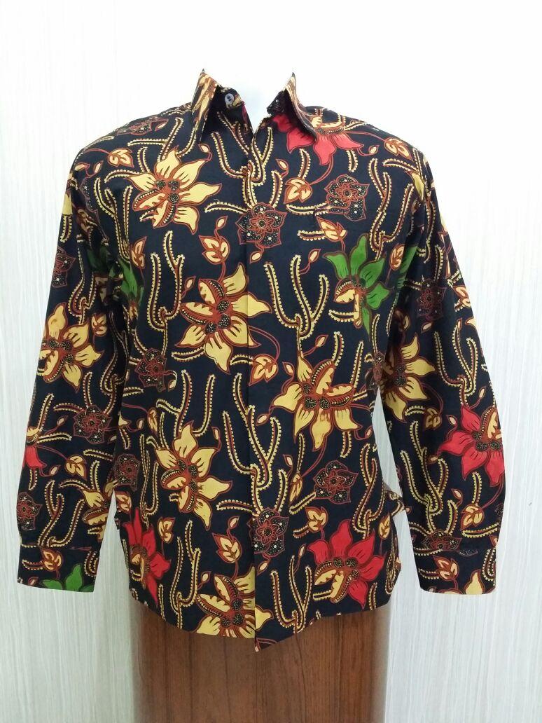 Kemeja Batik Pria Lengan PANJANG Bahan Katun Motif Bunga Kaktus Batik Kombinasi Tulis SP414 SAMBUT HARI BATIK NASIONAL 2018 by Arcobaleno Kemeja batik lengan pendek dan Kemeja batik lengan panjang aneka model dan motif, HARGA MURAH