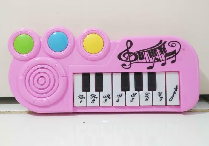 Mainan Piano Size Kecil Lucu Imut Murah Meriah Edukatif Musik