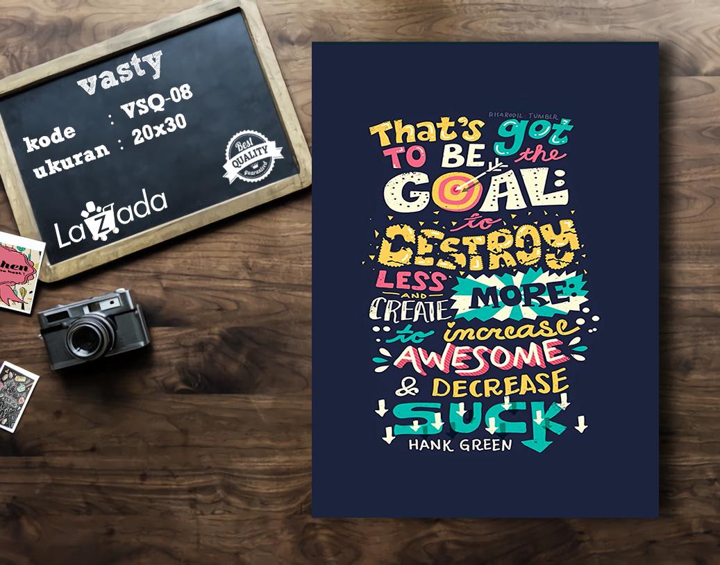Vasty kode VSQ /quotes islami/ quotes motivasi / hiasan dinding / poster kayu /