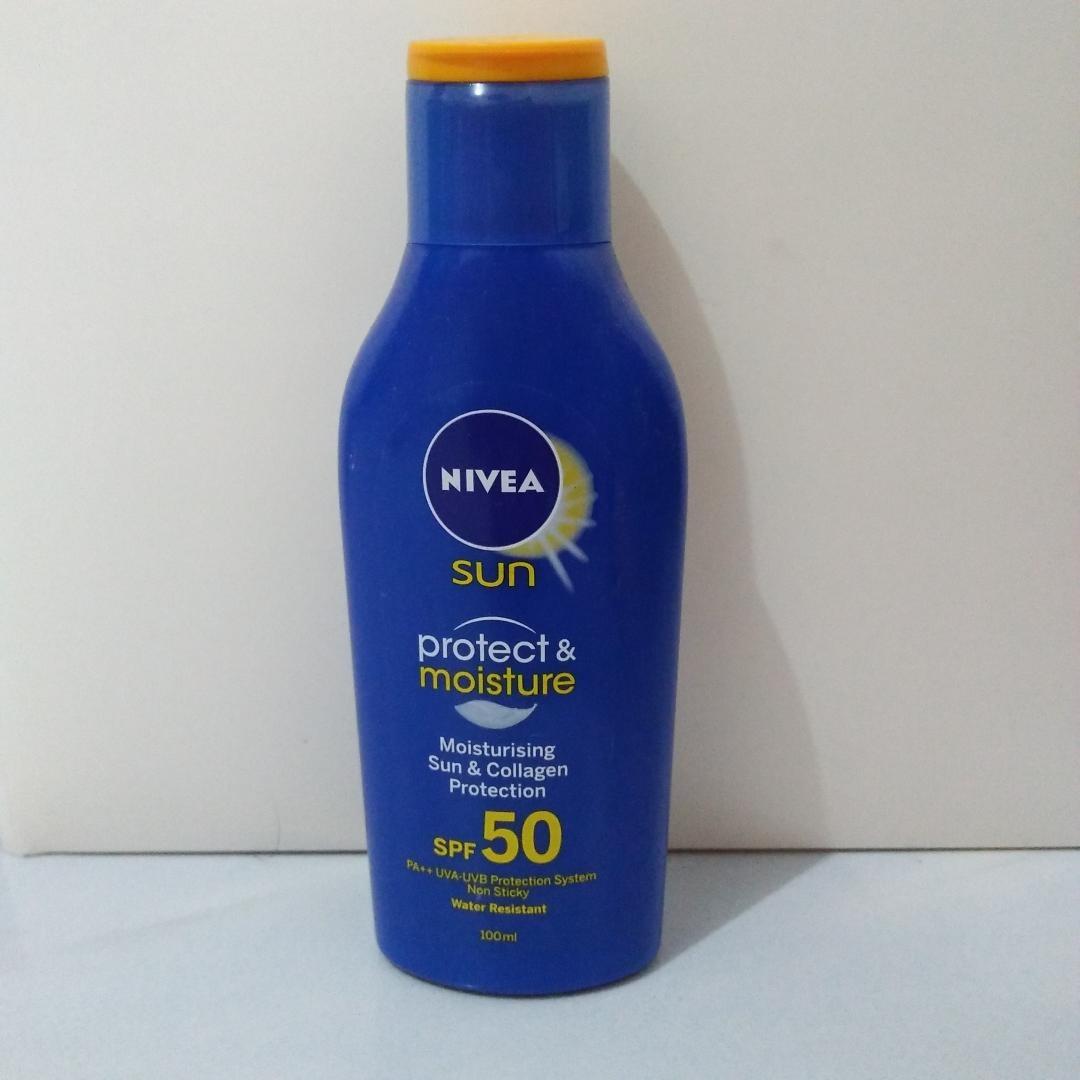 Nivea Sun Protect & Moisture SPF 50 (100ML) Original 100%