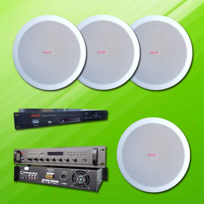 Referensi Jual PAKET SOUND SYSTEM CAFE SOFT MUSIK WALL BOSCH speaker aktif / speaker laptop / speaker super bass
