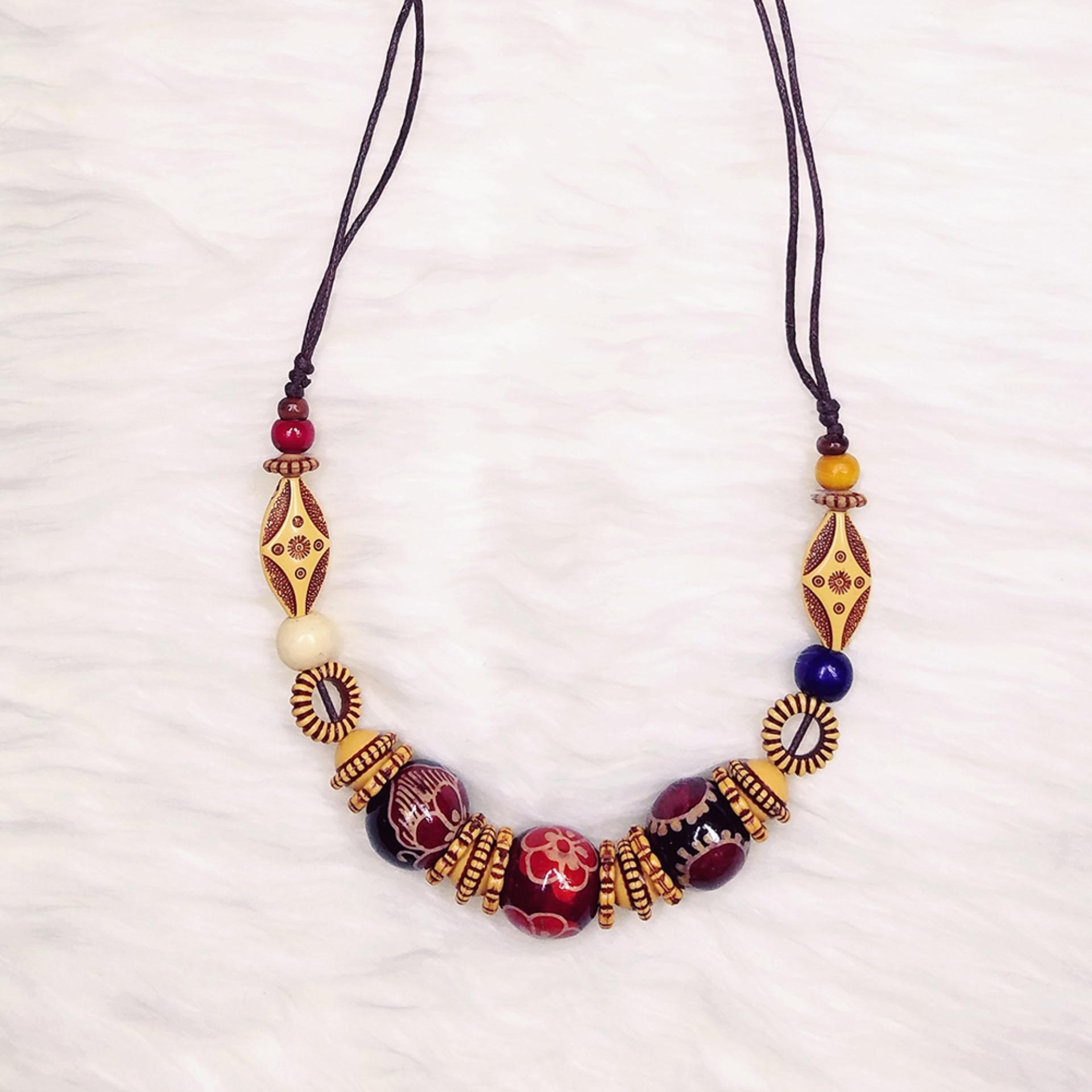 Kalung Fashion / Kalung Etnik / Kalung Handmade / Kalung Wanita / Aksesoris Wanita / Kalung Hijab / Kalung Modern KEF04