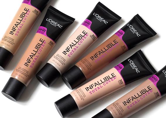 Loreal Paris Infallible Total Cover Foundation / L'Oreal Paris Full Coverage 30ml - 305 Natural Beige