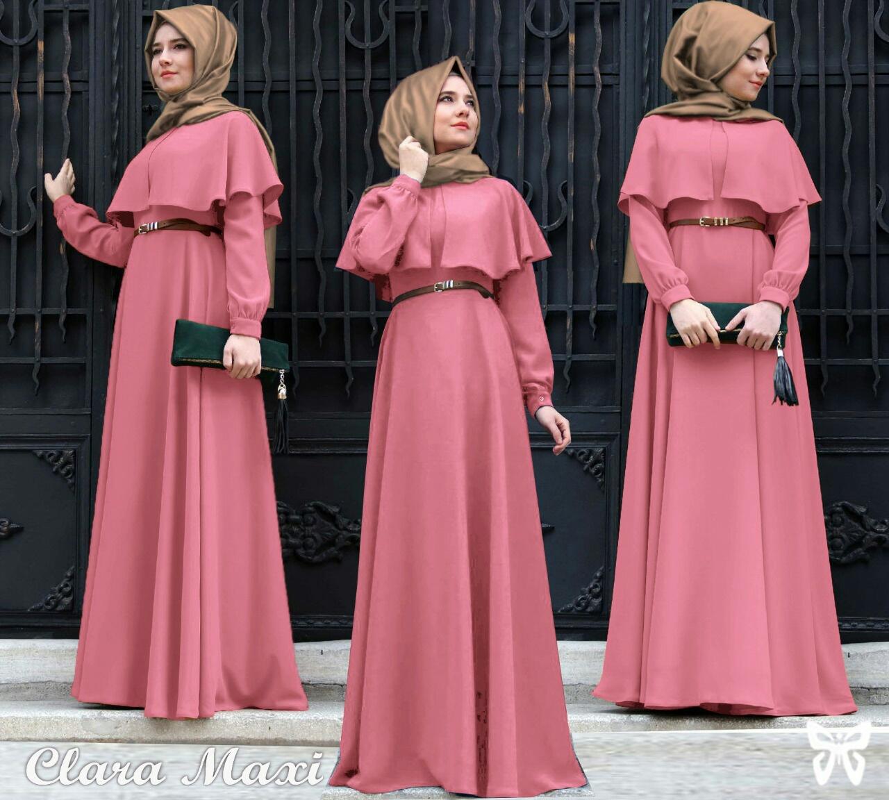 SM Grosir SM1005 Baju Muslim / Bahan Premium / Long Dress Gamis / Setelan Gamis / Gamis Syari / Baju Wanita / Gamis Cantik / Belt