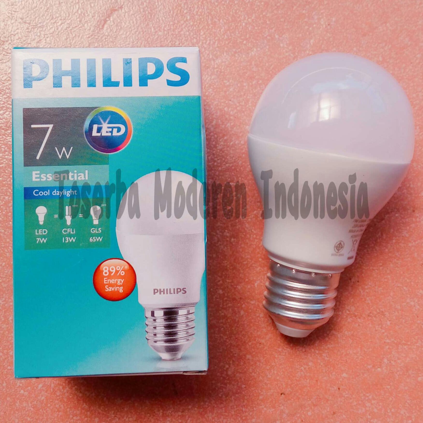 Lampu PHILIPS Ledbulb Essential 7 WATT BOHLAM Hemat Energi Terang