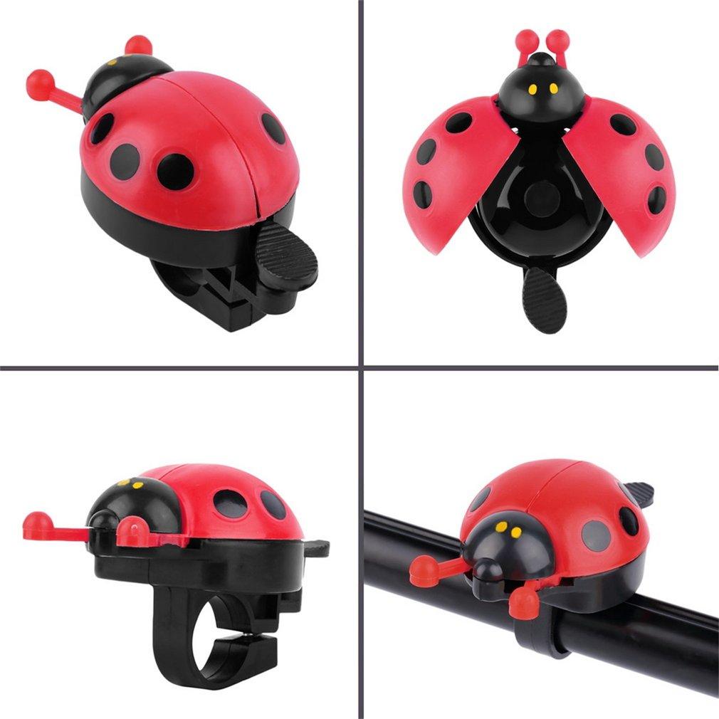 Lovely Kid Beetle Ladybug Ring Bell For Cycling Bicycle Bike Ride Horn Alarm