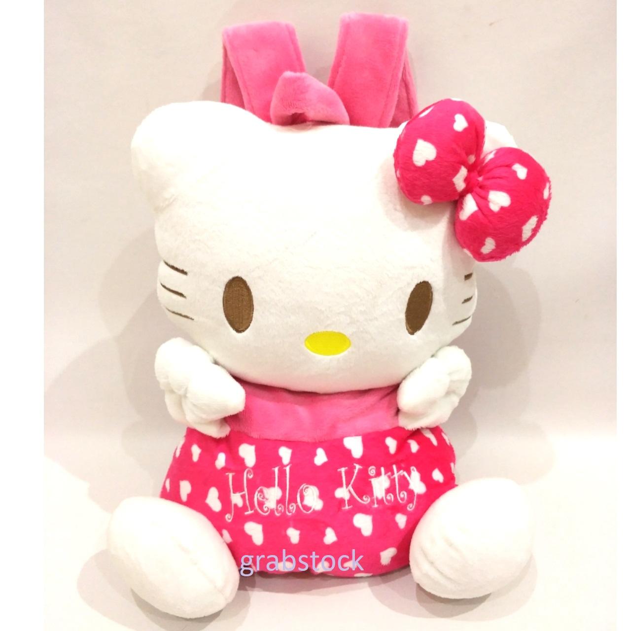 Tas Ransel Anak Hello kitty Full Body Bahan Yelvo Halus 07