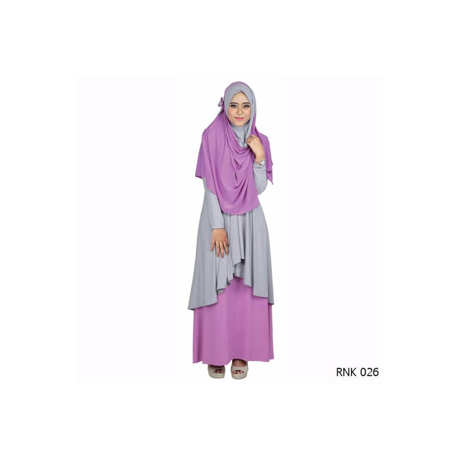 Jual Gamis Busana Muslim Wanita Inficlo Shj 797 Warna Biru Bahan jual Gamis Muslim Wanita Warna Pink Abu Bahan Jersey