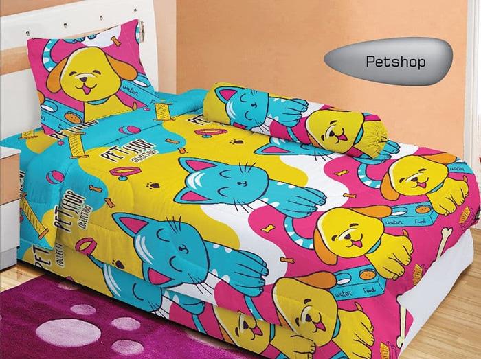 PROMO PALING MURAH Bedcover Lady Rose Disperse 120 - Petshop TERLARIS